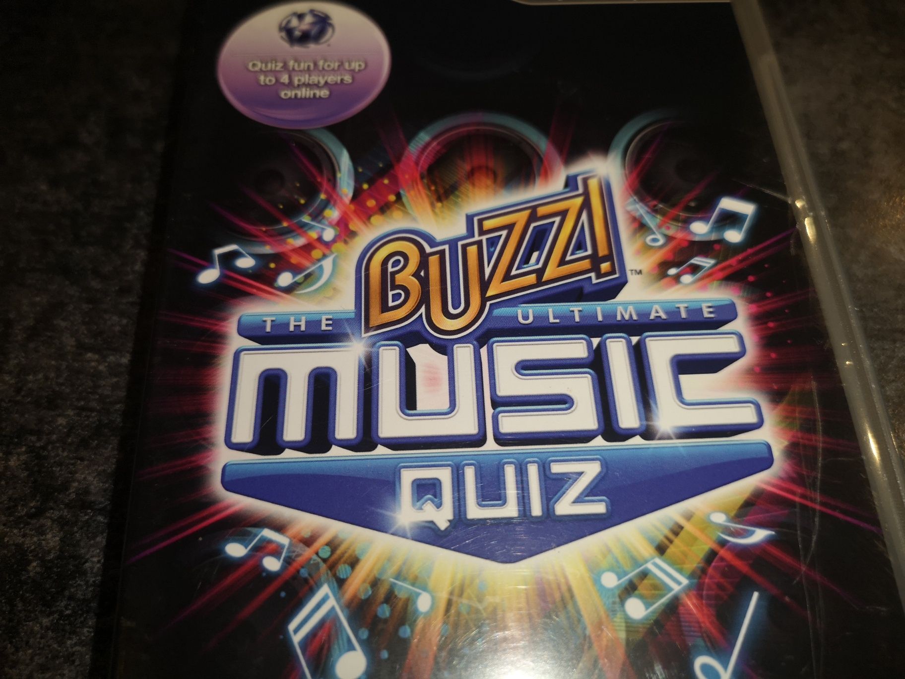 BUZZ Music Quiz PSP gra (komplet stan bdb (rzadkość)