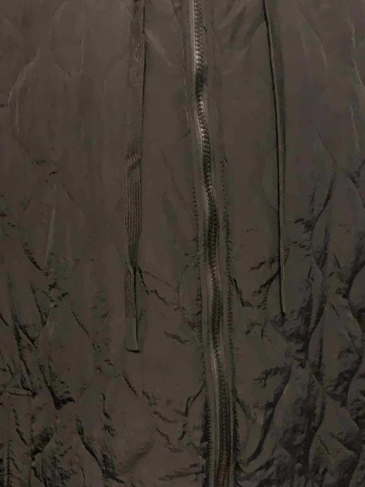 Janina długa kamizelka bezrękawnik kaptur pikowana oversize duża