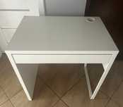 Biurko Micke IKEA białe
