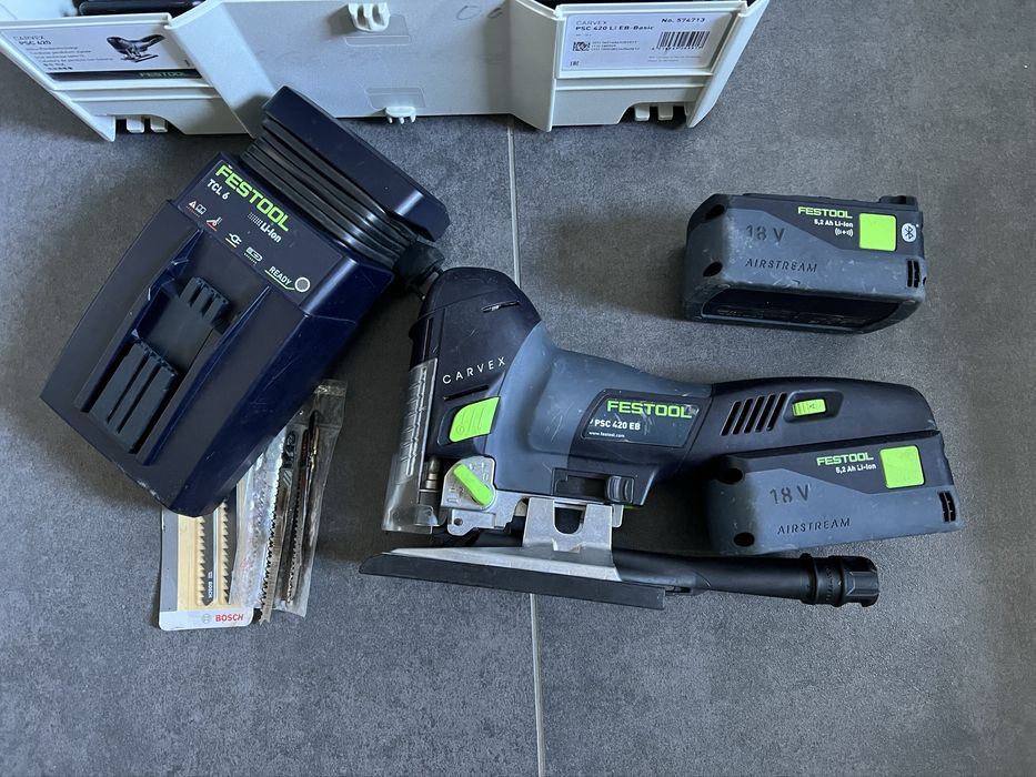 Безщітковий Акум.маятниковий лобзик Festool CARVEX PSC 420 EB