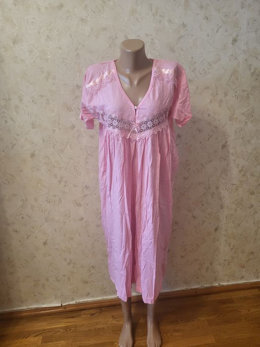 Ночнушка великого розміру нічна сорочка 100% бавовна