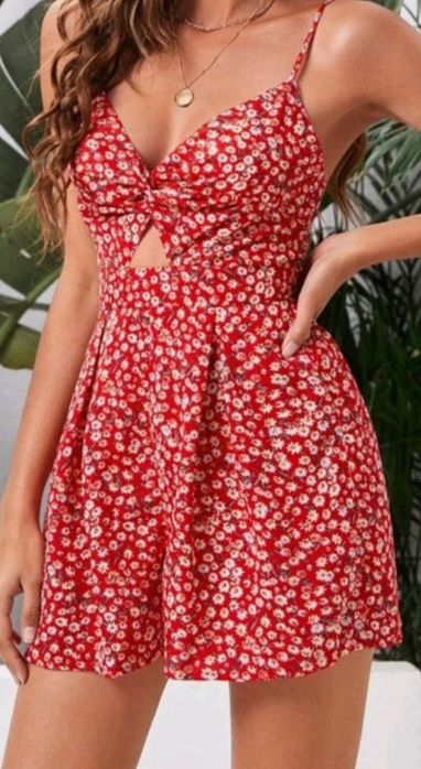 Krótki kombinezon damski