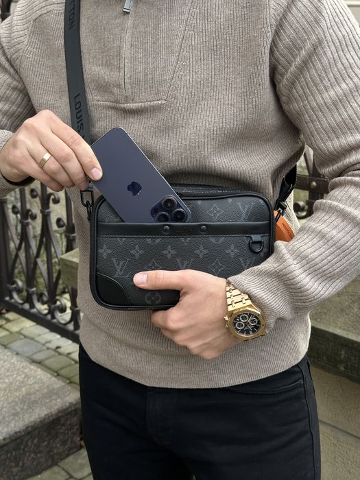 Чоловіча сумка Louis Vuitton мужская сумка мессенджер барсетка слинг