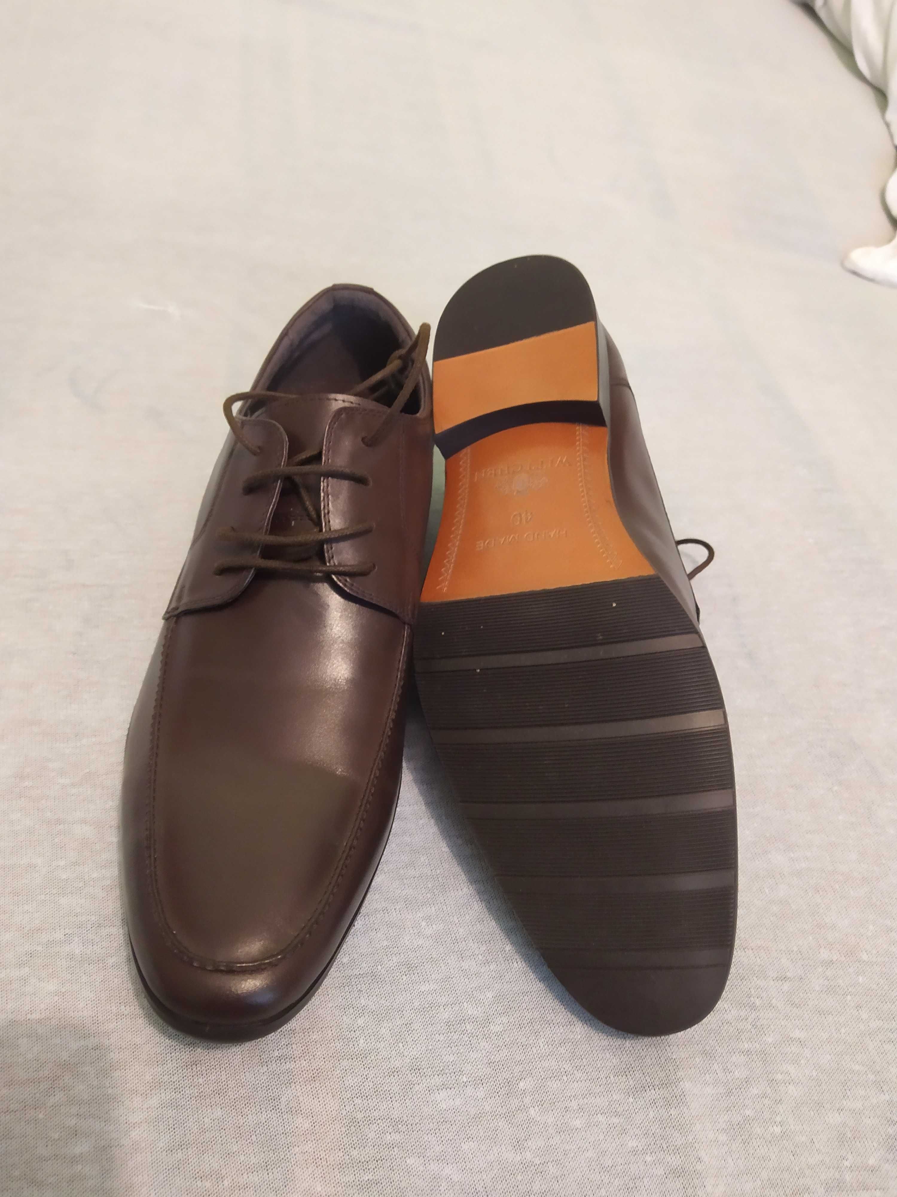 Nowe pantofle WITTCHEN buty męskie / dziecięce r.40  eleganckie wesele