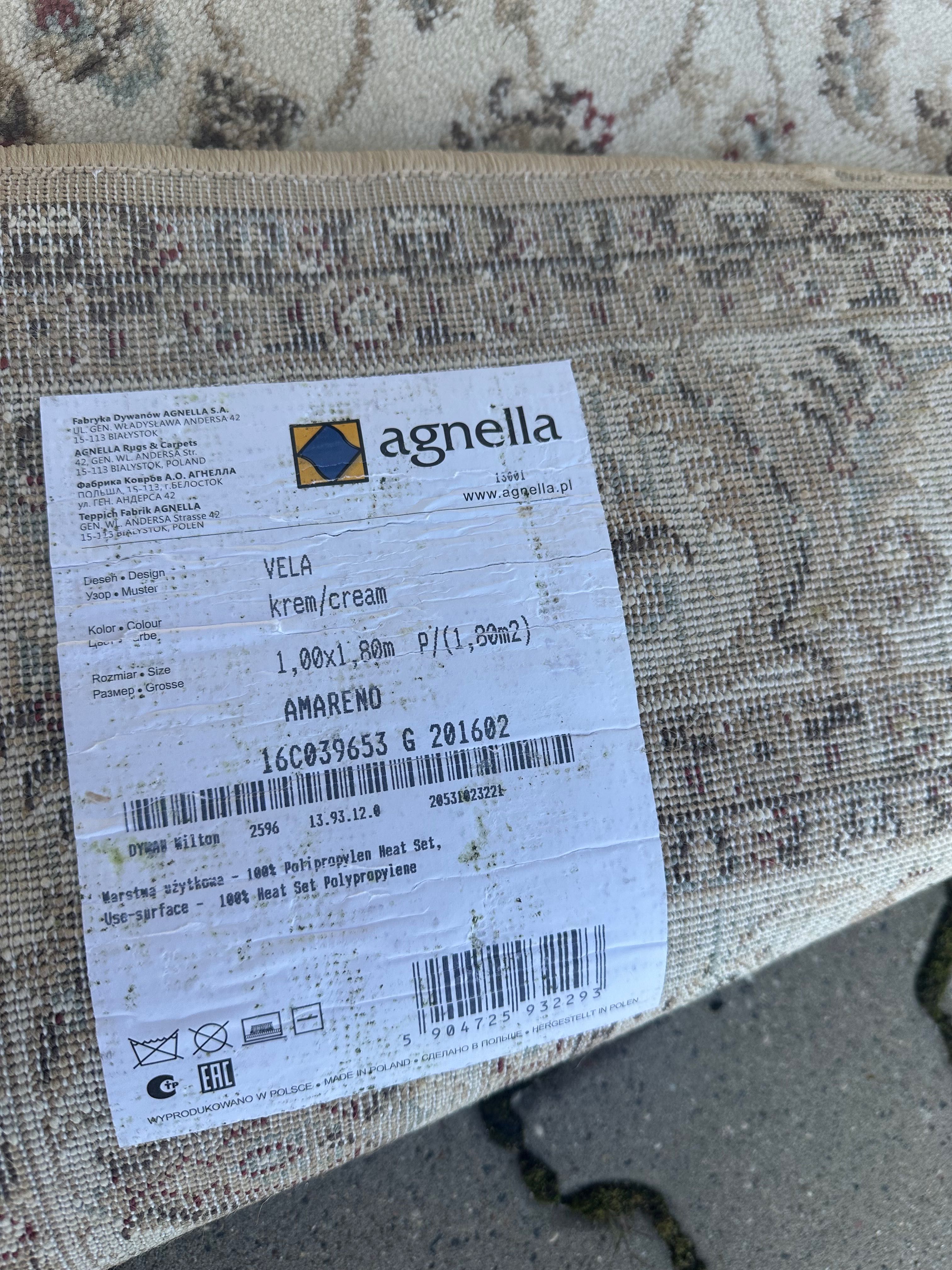 Dywan Agnella Vela kremowy