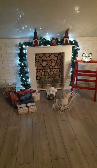 300CM Girlanda Świąteczna Choinkowa Stołowa Zielona Na Okno Schody