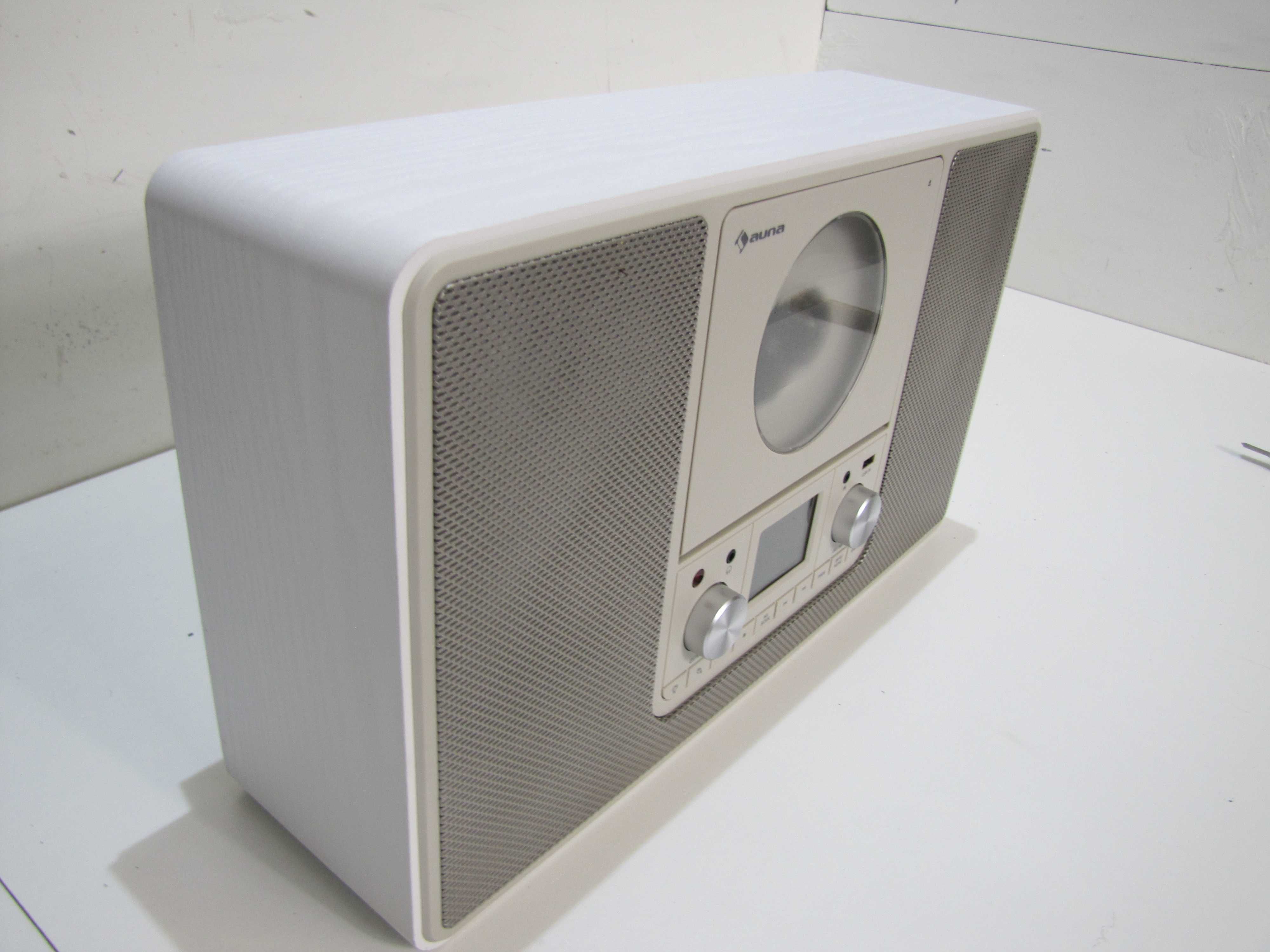 Radio cyfrowe w stylu retro CD Bluetooth DAB+ Auna Scala białe