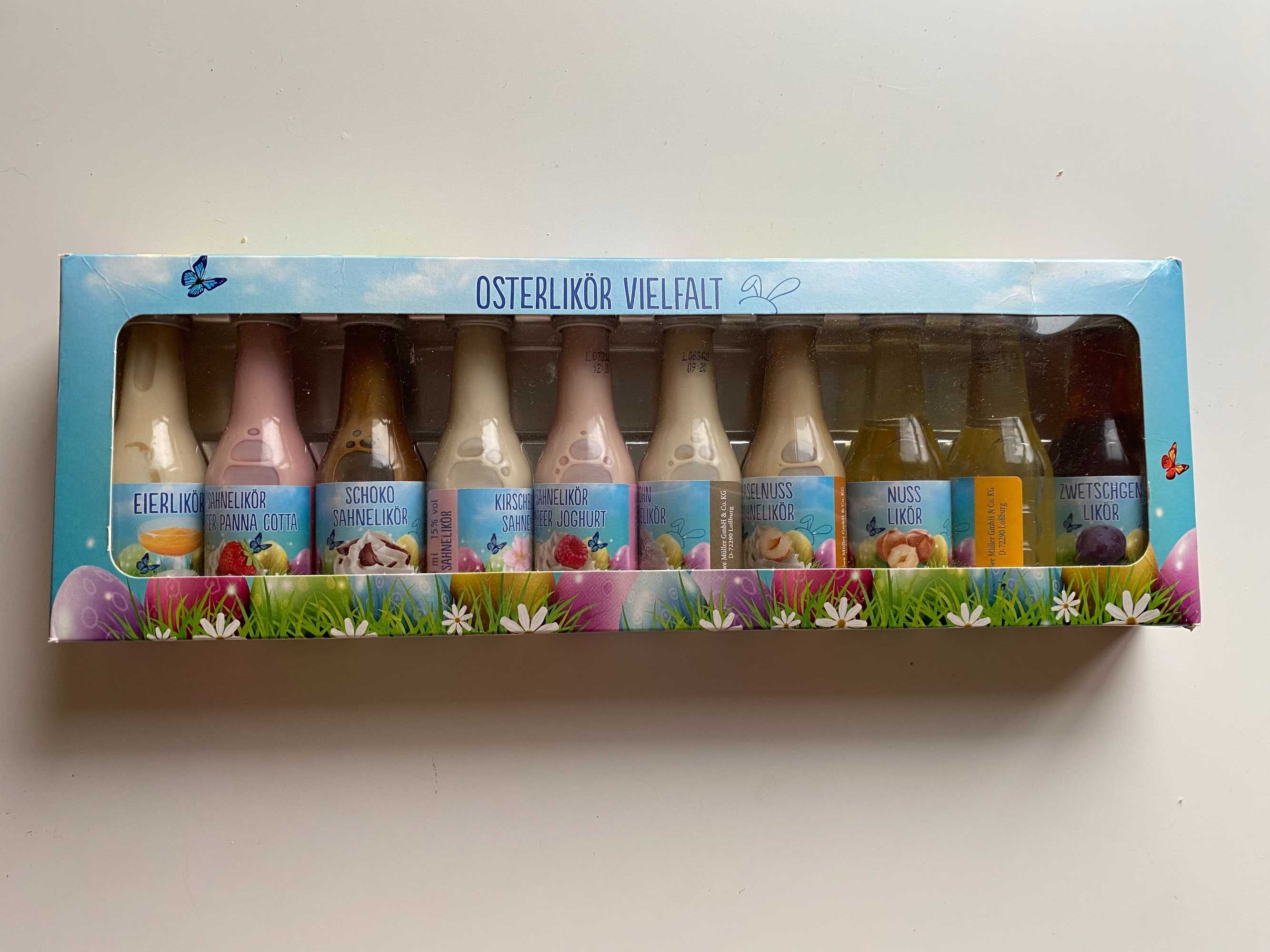 Zestaw likierów Osterlikör Vielfalt (10 × 20 ml)