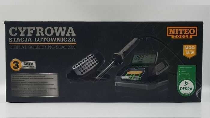Cyfrowa stacja lutownicza niteo lutownica cyna uchwyt