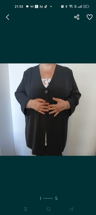 Marynarka ,żakiet czarny 54