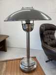 Chromowana lampa grzybek lata 80.