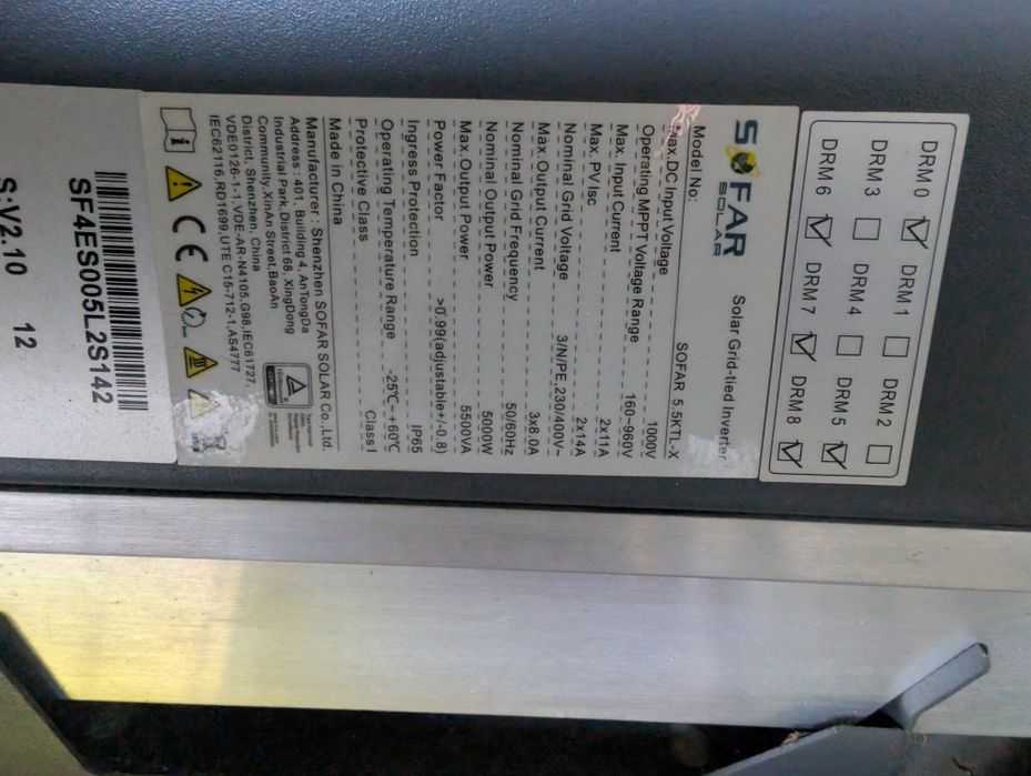 Falownik sofar 5.5 ktl