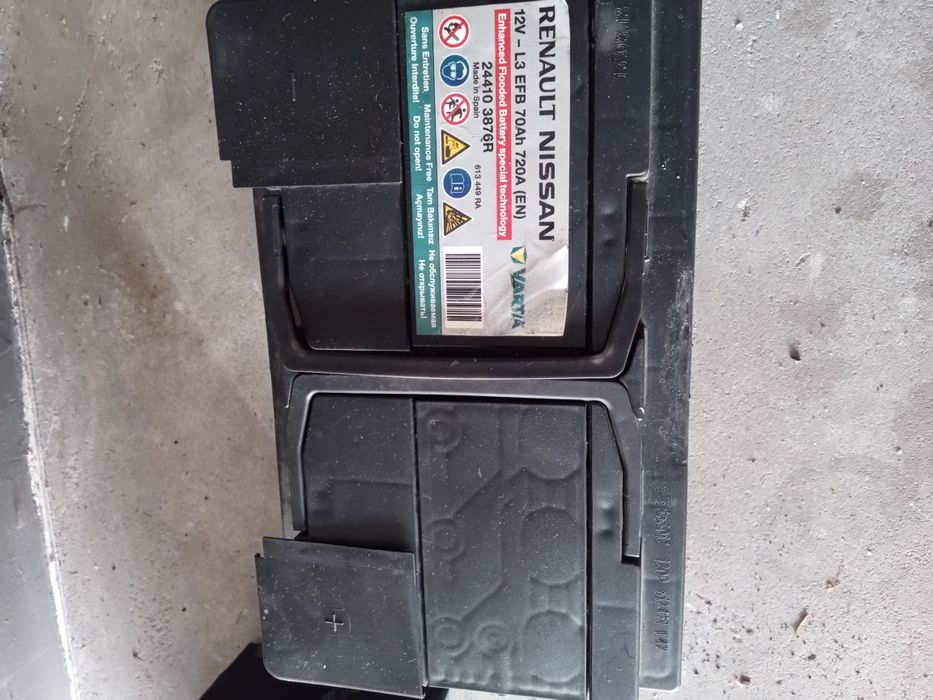 Akumulator EFB 70 ah