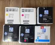 Tonery oryginalne HP 125A CB542A,CB543A,CB540AD,CB541A,CB543A,CB542A
