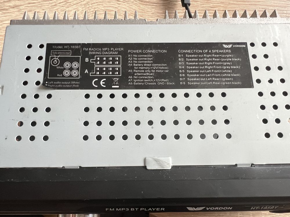 Radio vordon ht-185BT