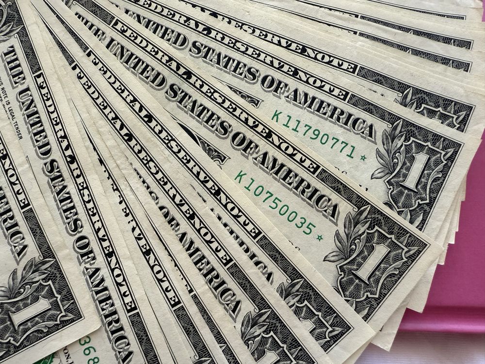 Колекційні купюри 1$* (серія заміщення)