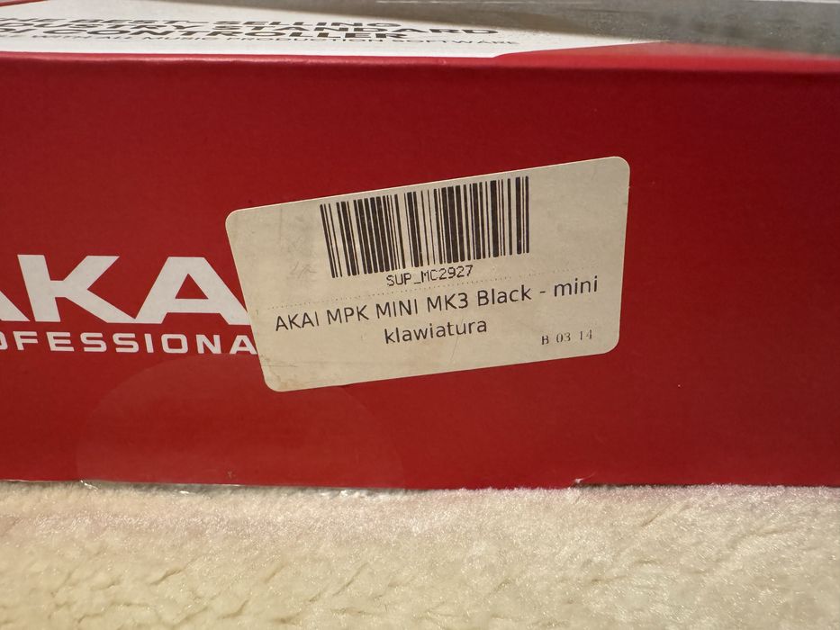 Akai MPK mini mk3 black - mini klawiatura