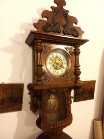Zabytkowy Śląski zegar Gustav Becker