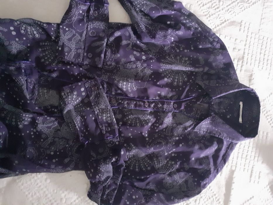 Camisa roxa da Salsa