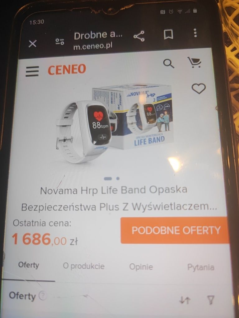 Opaska monitorująca