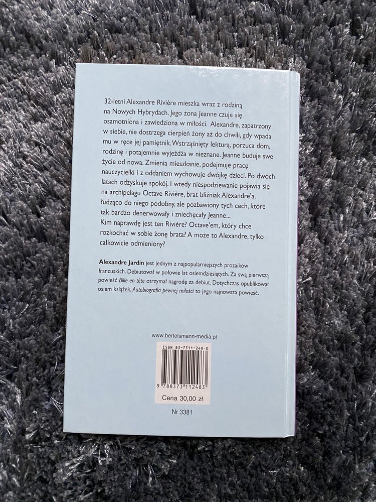 „Autobiografia pewnej miłości” Alexandre Jardin