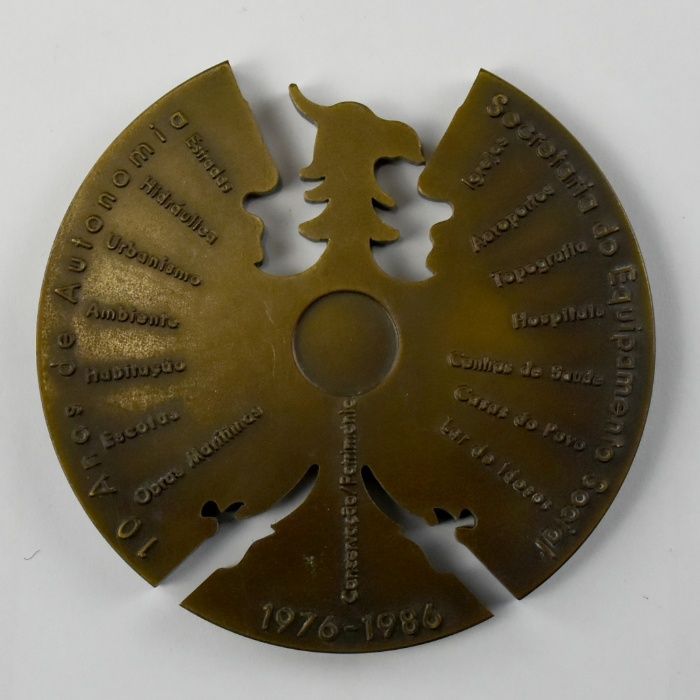 Medalha Comemorativa dos 10 anos da Autonomia dos Açores 1976 – 1986