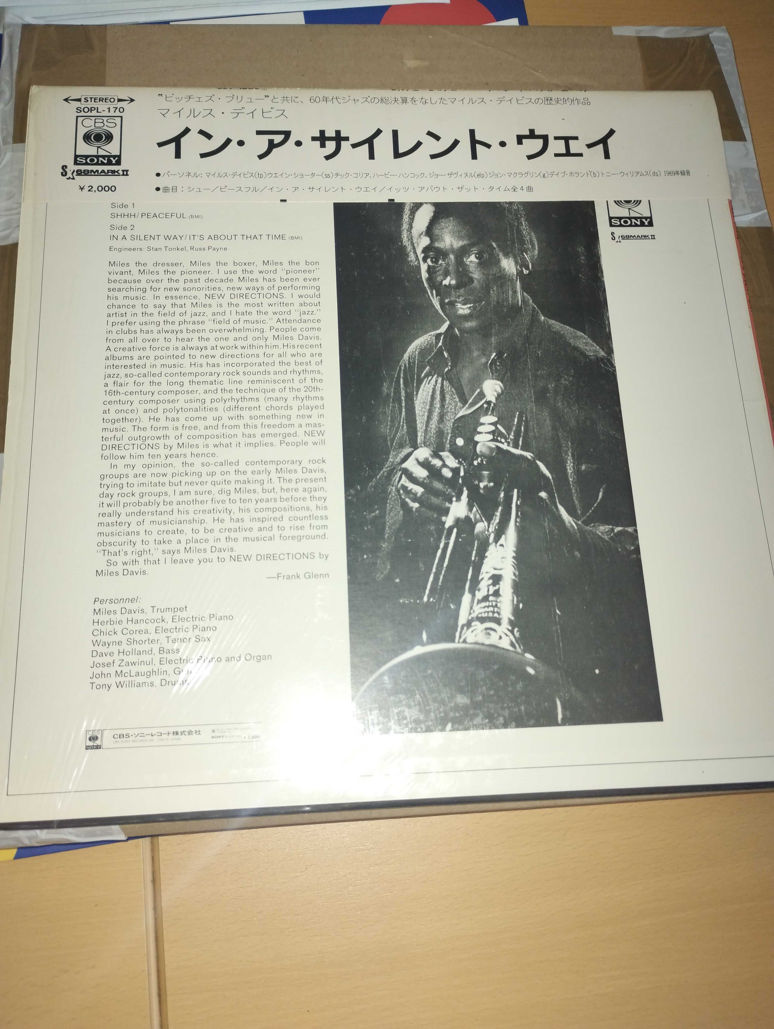 MILES DAVIS - in a silent way Japonia
