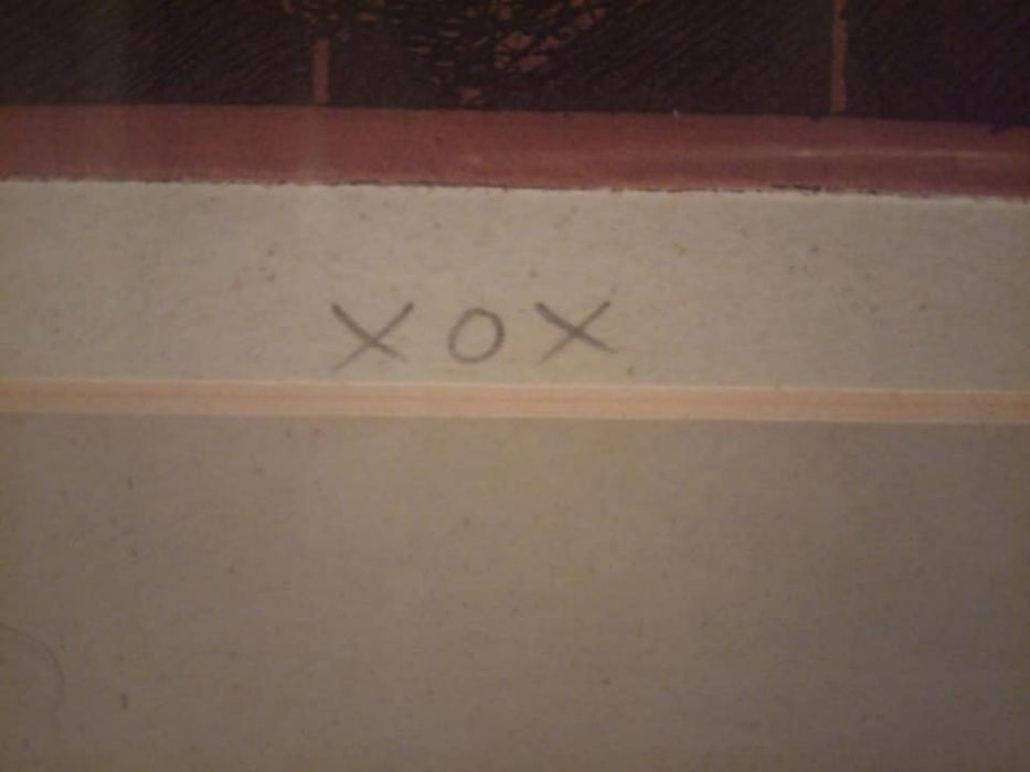 Gravura assinada de Noélia de Paula XOX de 1973
