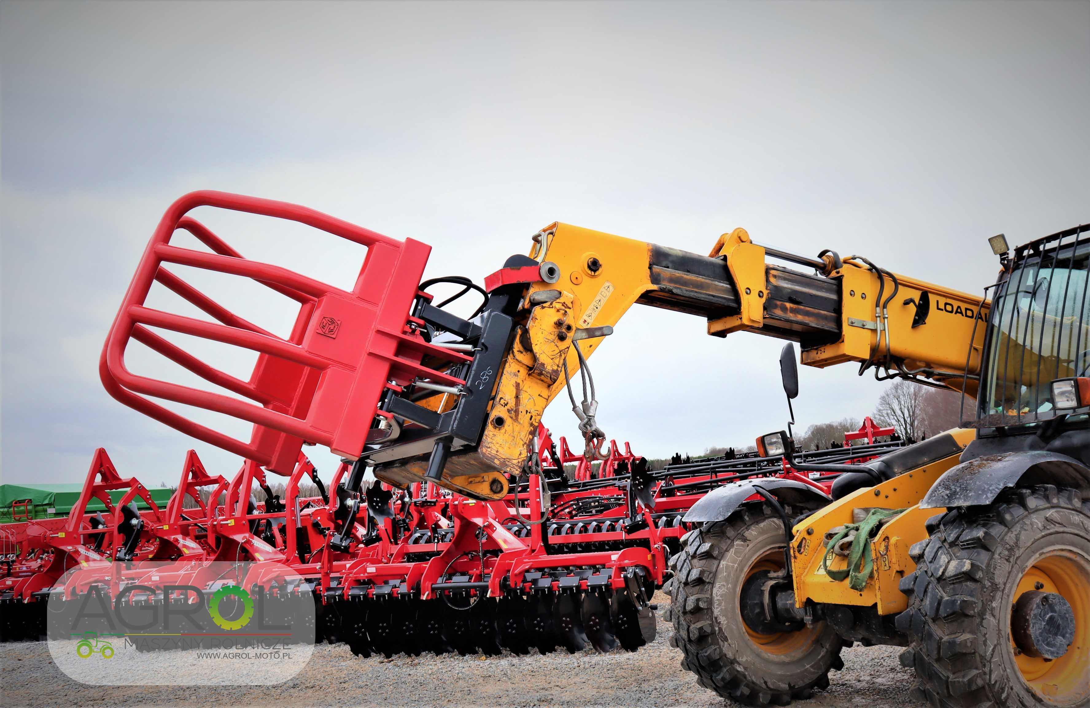 Chwytak do bel duży JCB Q-FIT ładowarka Inter-Tech 1 siłownik