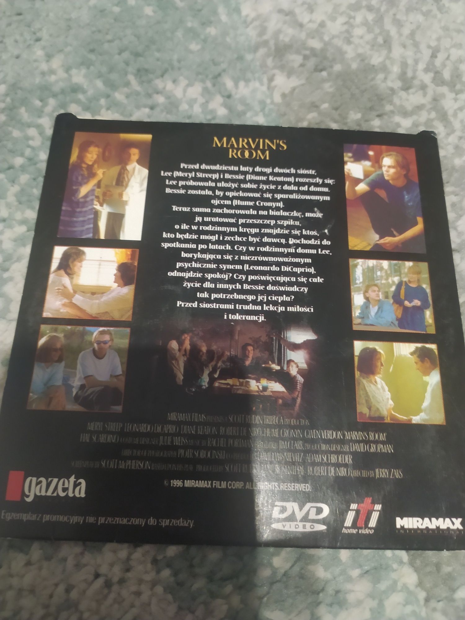 Pokój Marvina płyta DVD