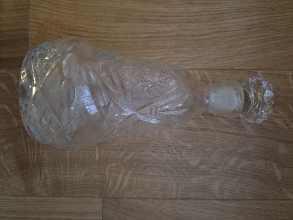 Kryształowa karafka 0,5 litra kryształ PRL rzadkie