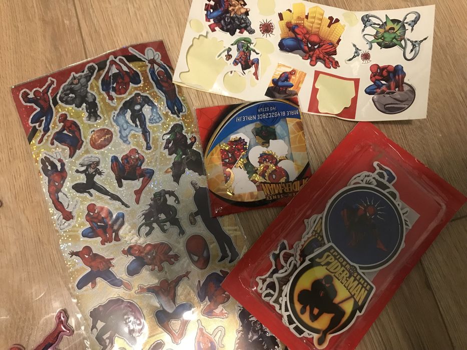 Zestaw nakleje ze Spider-Man