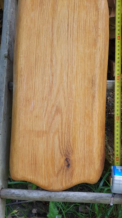 Dębowa deska do krojenia ~75 cm Impregnowana olejem lnianym Rękodzieło