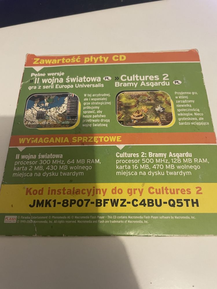 Europa Universalis II Wojna Światowa / Cultures 2 PC