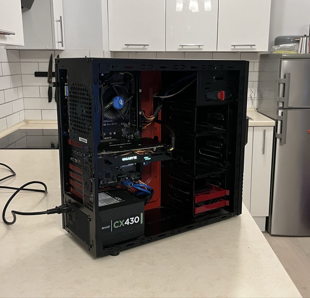 Komputer gamingowy i5 6600k/16gb ddr4/rx580 4gb/ssd 240gb/430w