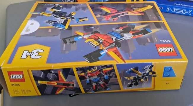 Lego Creator 3w1 zestaw 31124 + autko Nex Policja