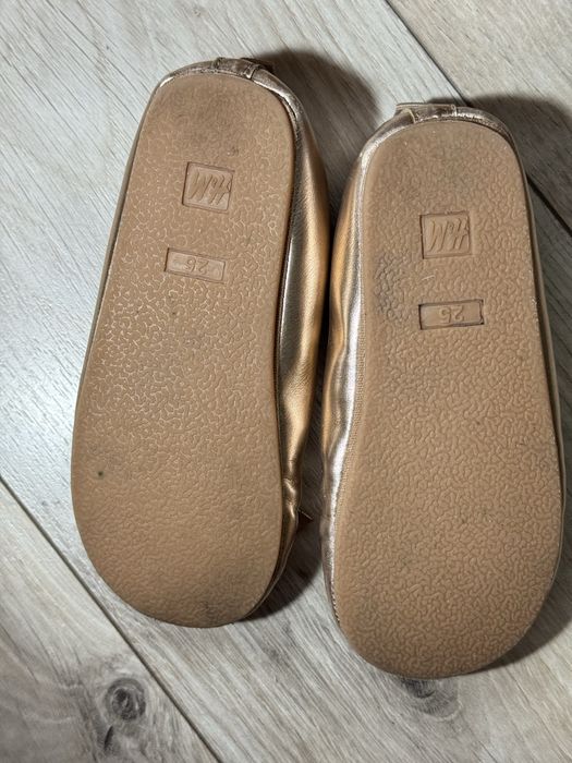 Дитячі балетки святкові h&m hm для дівчинки 25 розмір