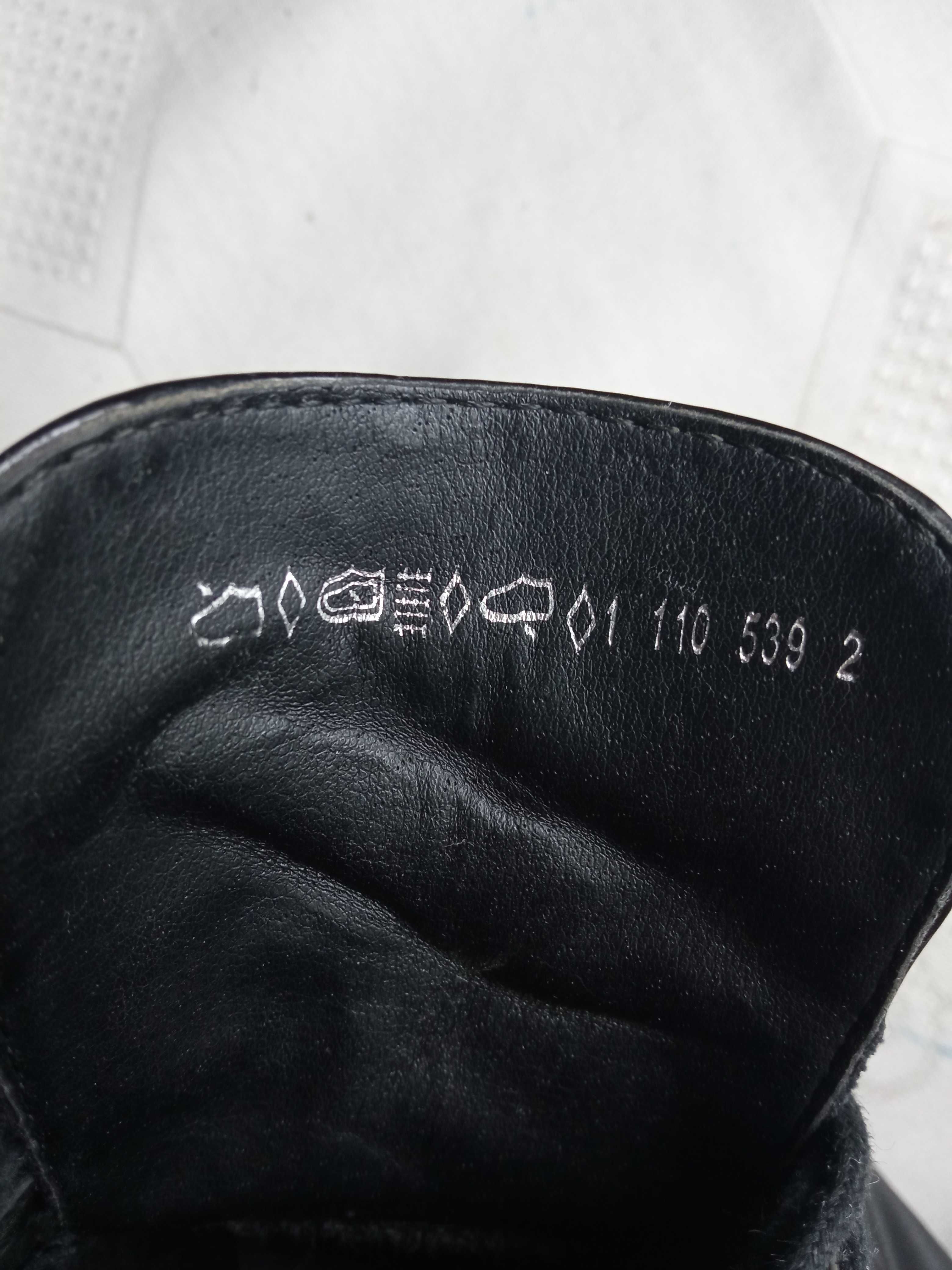 Graceland lakierowane botki damskie na płaskim obcasie r 40 wkład 25,5