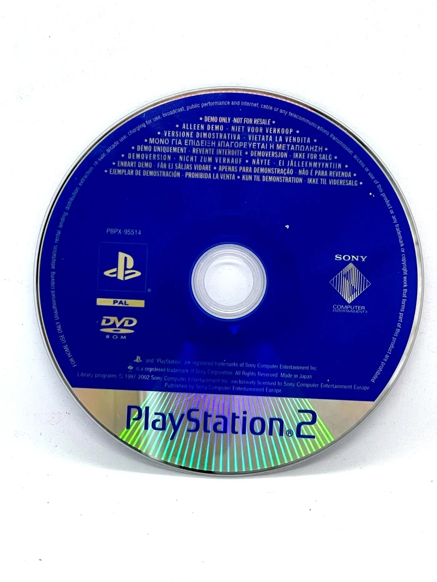 Demo Disc PS2 Po Angielsku CD
