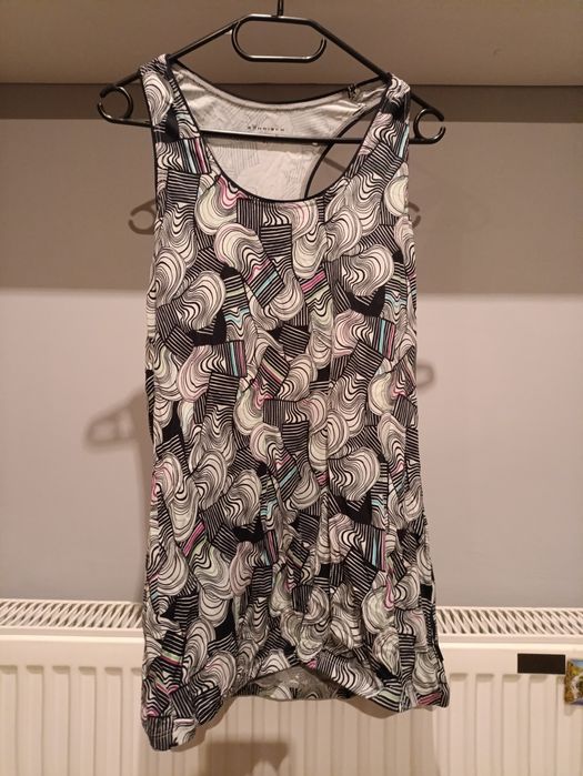 Biało czarna damska bokserka XL