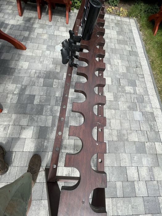 Paintball - mobilny skladany stojak na markery