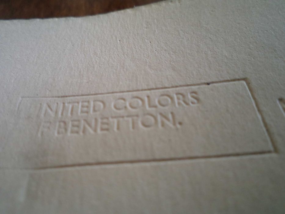 Piękny skórzany pasek Benetton jak Simple