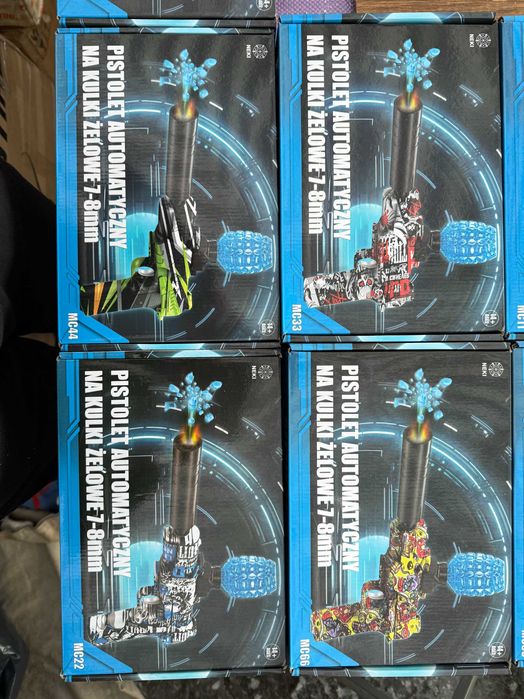 pistolet automatyczny na kulki żelowe