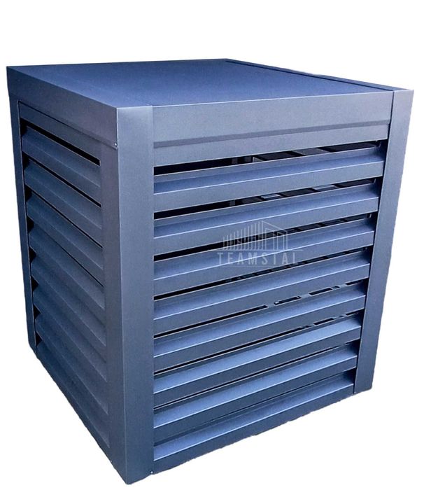 Osłona Klimatyzatora Pompy Ciepła 90x50x100 Antracyt Zabudowa TS941
