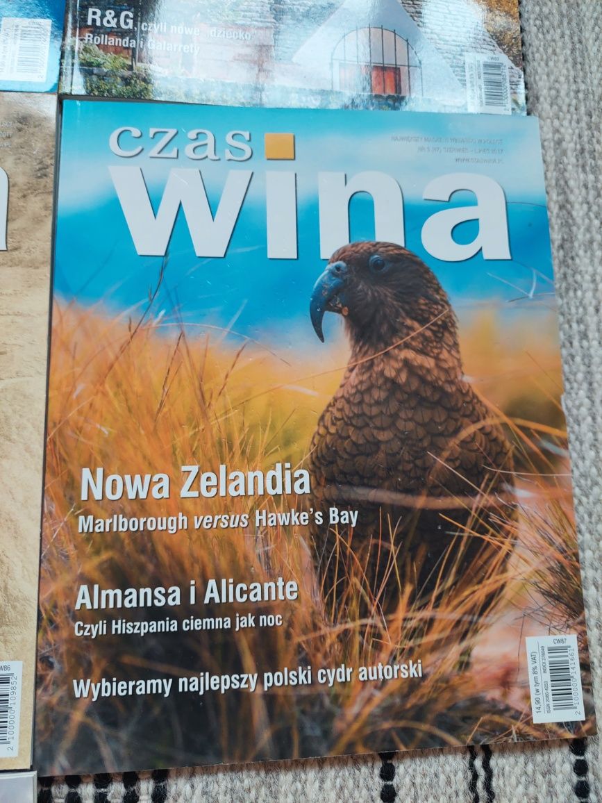 Czasopismo " Czas wina"  - wybrane  numery