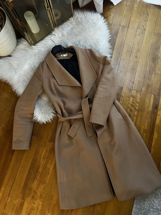 Plaszcz kamelowy Shopping Center 9, rozmiar 38