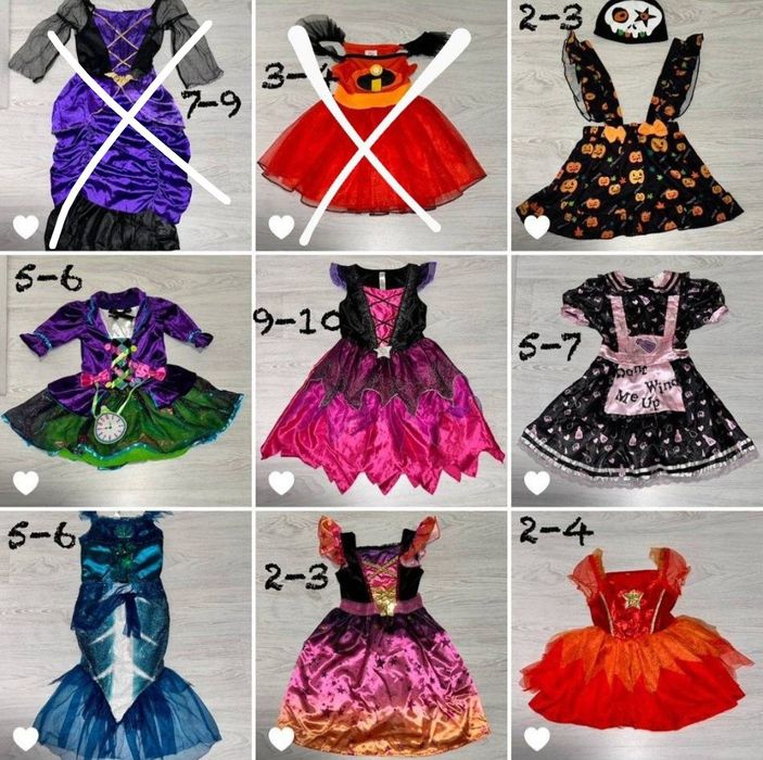 Дитячий карнавальний костюм 2-10 років карнавальна сукня новорічна