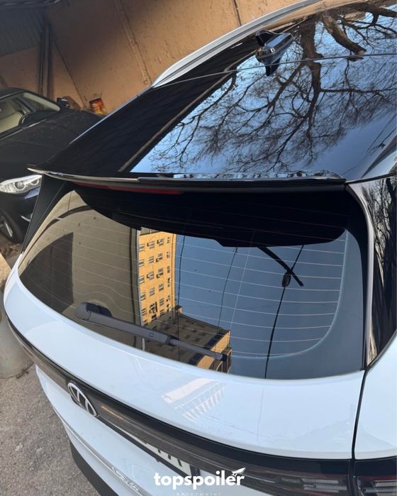 Спойлер багажника накладка лип сабля Volkswagen ID.4 стиль M4 (чорний)