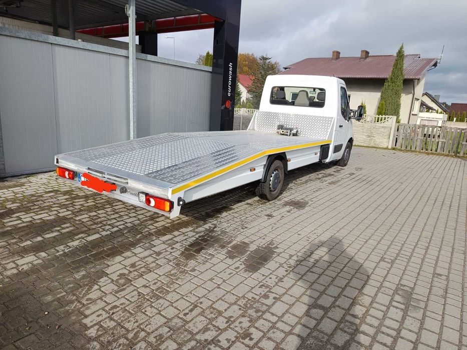 Master 2.3 DCI AUTO LAWETA Aluminiowy Najazd  5 M DŁ Ładowność 1570 KG