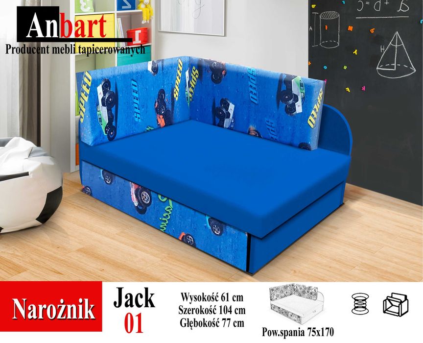 Tapczanik Dziecięcy Narożnik Funkcja Spania Dostawa Cała Polska Okazja
